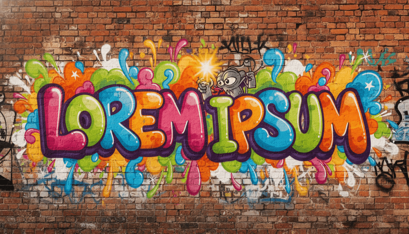 Grafitti s textem Lorem Ipsum