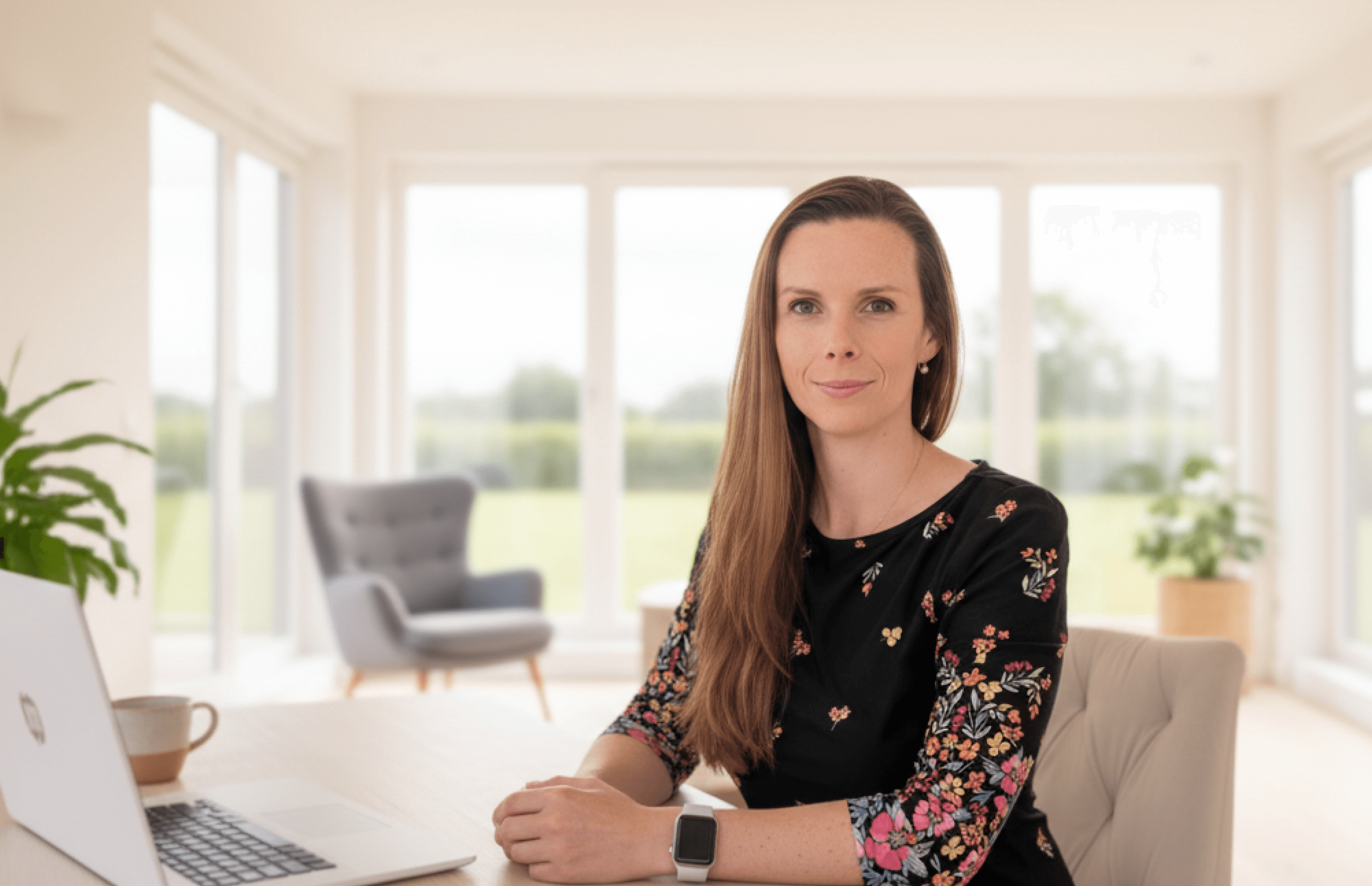 Webový mentor Iva Vodičková v rozlehlé pracovně